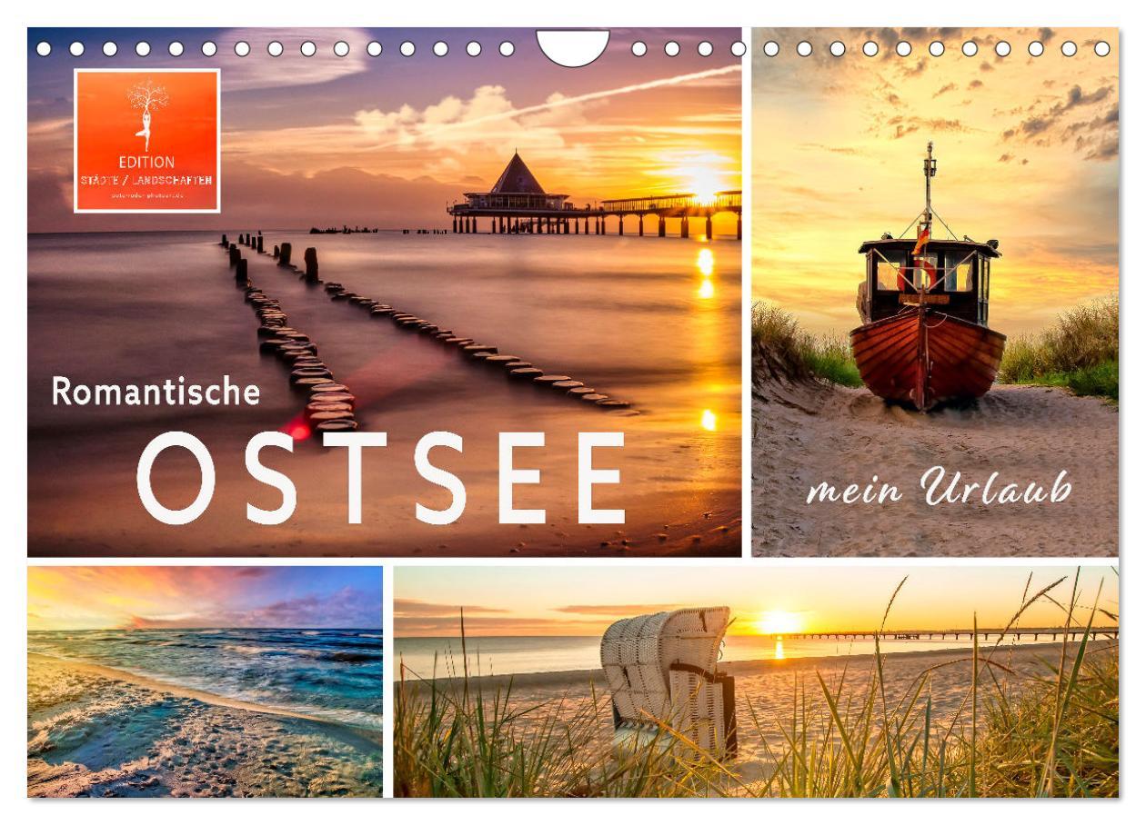 Cover: 9783435082841 | Romantische Ostsee - mein Urlaub (Wandkalender 2025 DIN A4 quer),...