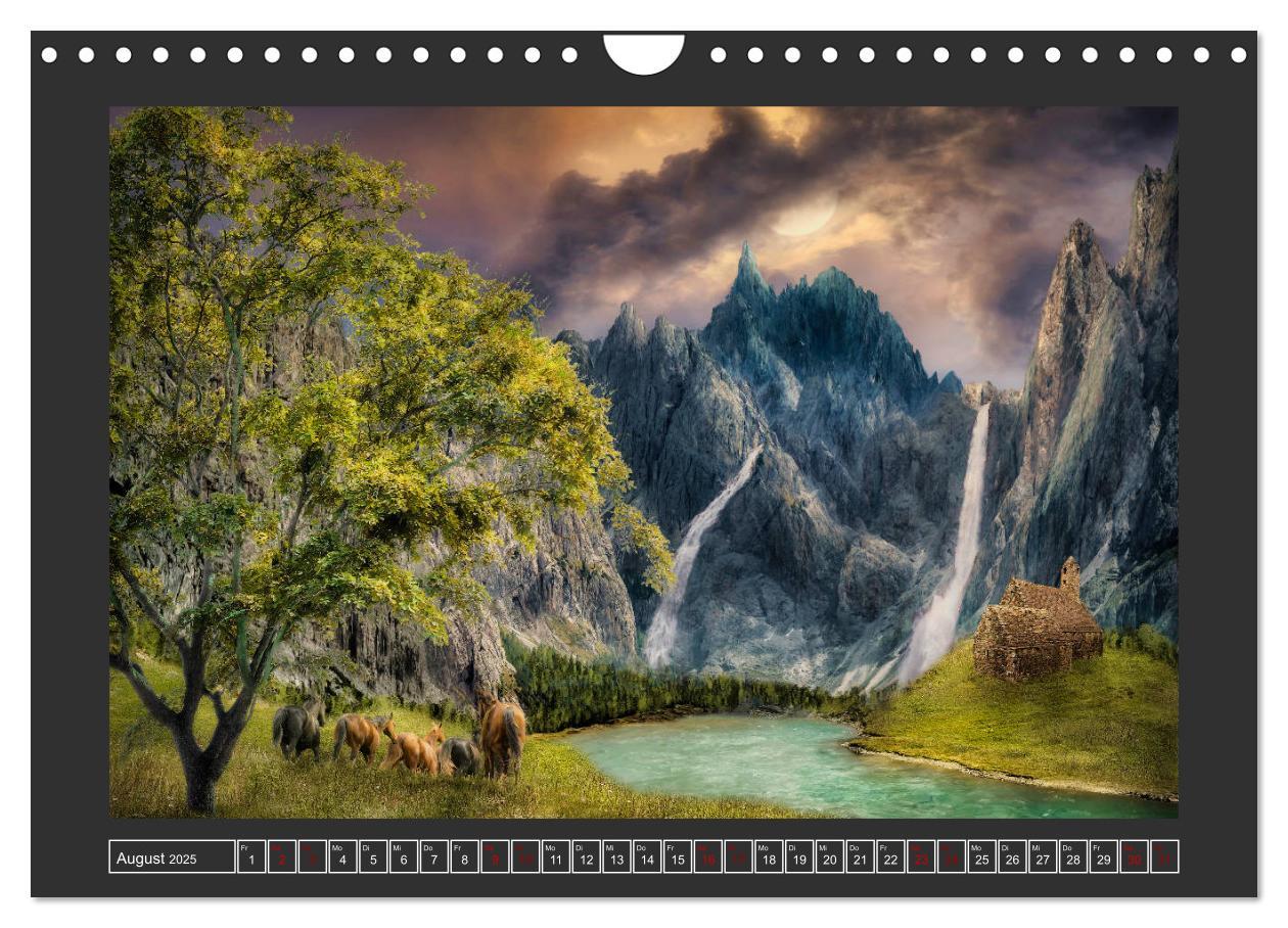 Bild: 9783435145775 | Magische Gefilde (Wandkalender 2025 DIN A4 quer), CALVENDO...