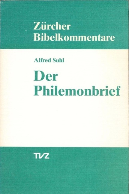 Cover: 9783290147280 | Der Philemonbrief | Alfred Suhl | Taschenbuch | Deutsch | 1981