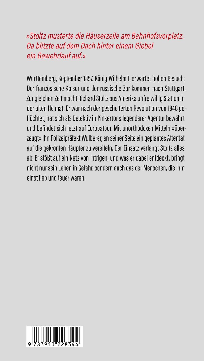 Rückseite: 9783910228344 | Stoltz - das Attentat | Sein erster Einsatz | Edward Kruger | Buch