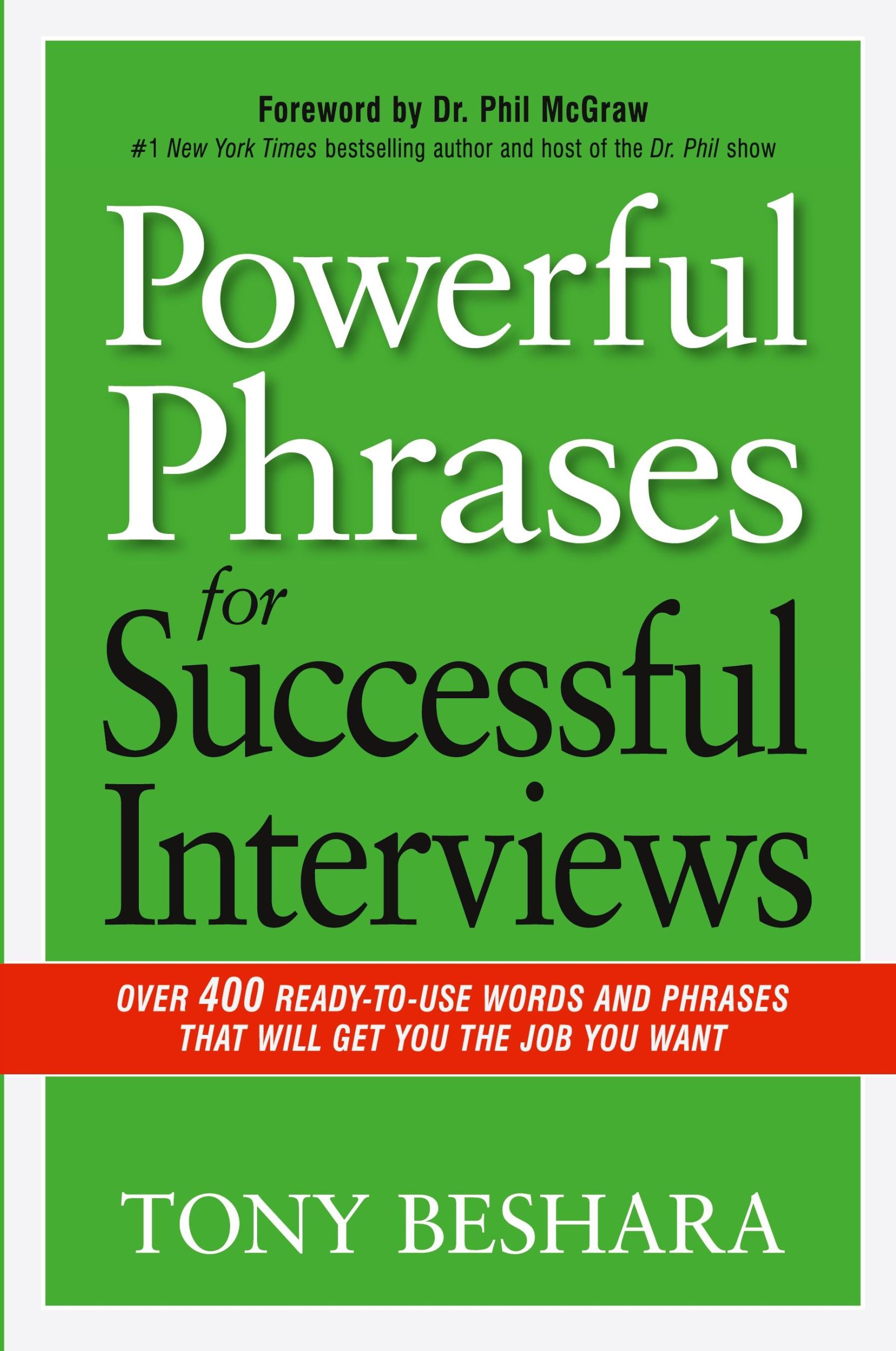 Cover: 9780814433546 | Powerful Phrases for Successful Interviews | Tony Beshara | Buch