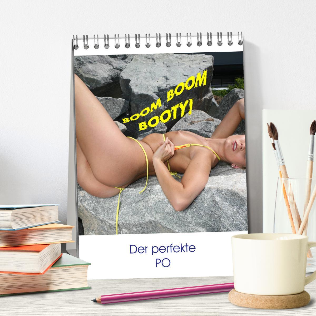 Bild: 9783435955398 | Boom Boom Booty - der perfekte PO (Tischkalender 2025 DIN A5 hoch),...