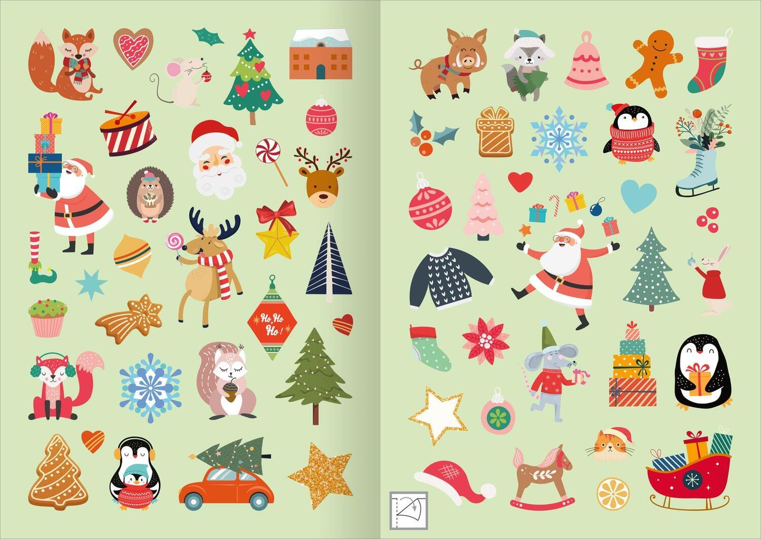 Bild: 4014489131250 | Weihnachtssticker | Über 200 Sticker | Stück | 16 S. | Deutsch | 2023