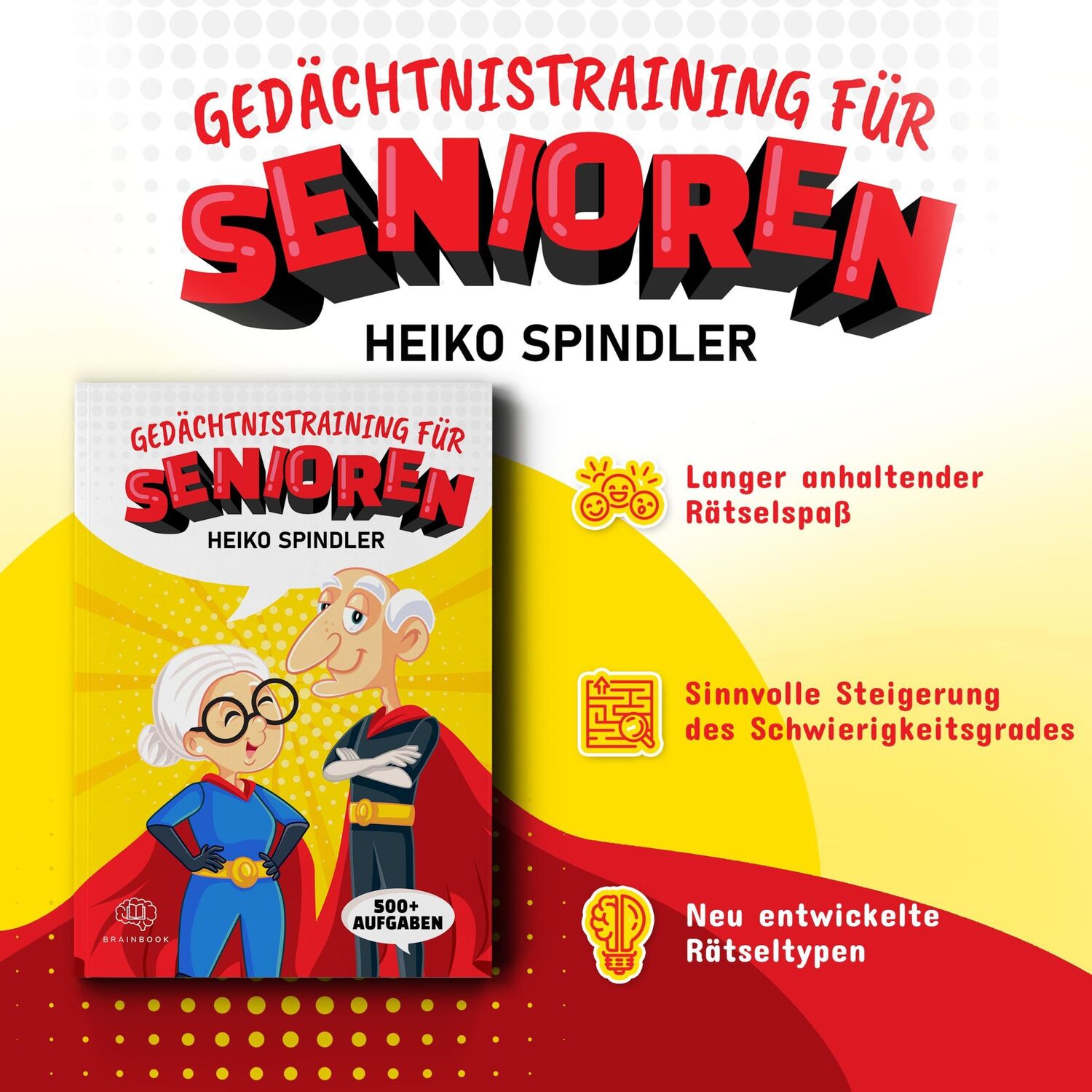 Bild: 9783968900827 | Gedächtnistraining für Senioren | Heiko Spindler | Taschenbuch | 2022