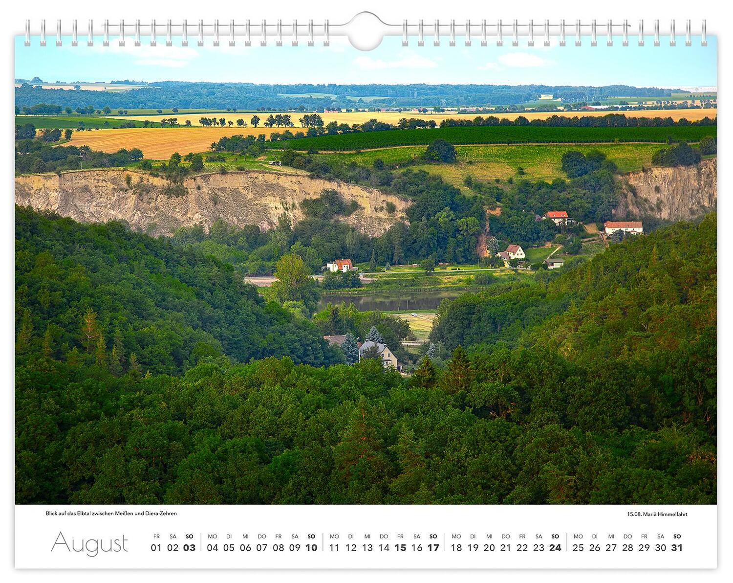 Bild: 9783910680623 | Kalender Meißen 2025 | 40 x 30 cm weißes Kalendarium | Verlag (u. a.)