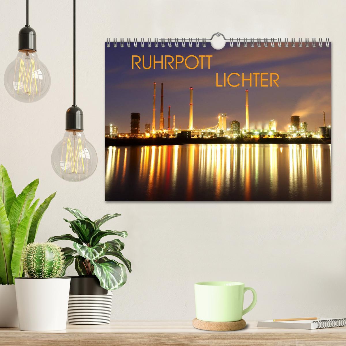 Bild: 9783435302338 | RUHRPOTT LICHTER (Wandkalender 2025 DIN A4 quer), CALVENDO...