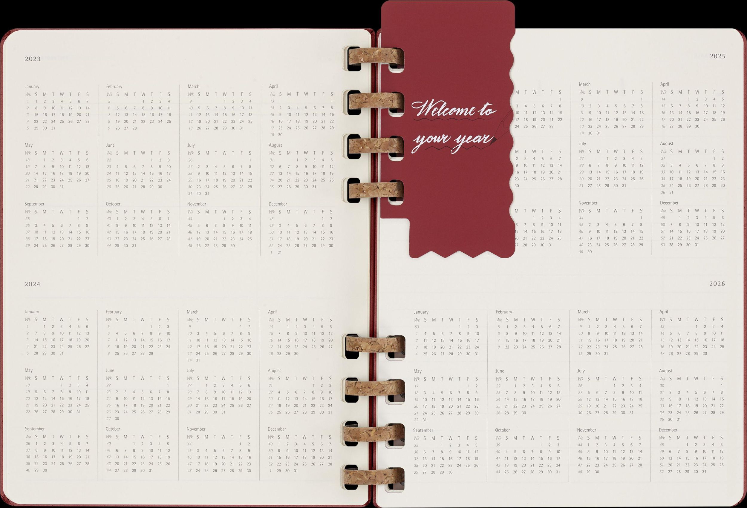 Bild: 8056598856361 | Moleskine Undatierter Life Kalender Mit Spiralbindung, Xl,...