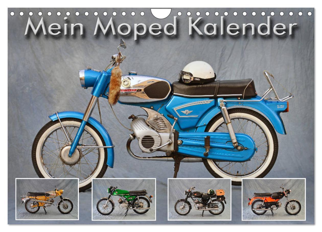 Cover: 9783435110735 | Mein Moped Kalender (Wandkalender 2025 DIN A4 quer), CALVENDO...