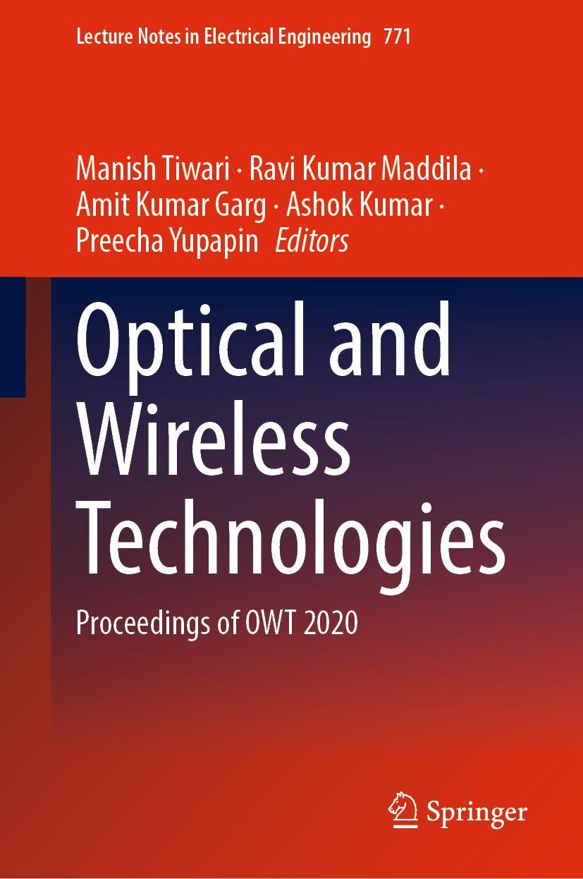 Cover: 9789811628177 | Optical and Wireless Technologies | Proceedings of OWT 2020 | Buch