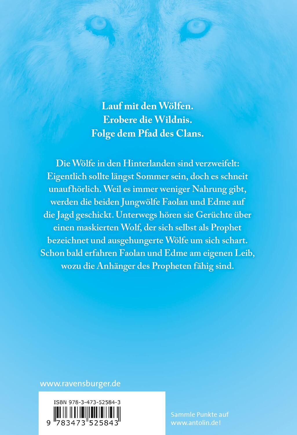 Rückseite: 9783473525843 | Der Clan der Wölfe 04: Eiskönig | Kathryn Lasky | Taschenbuch | 256 S.