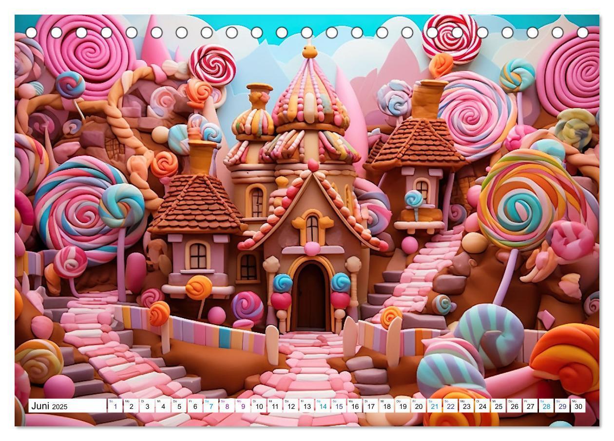 Bild: 9783383814747 | Zuckerträume im Candyland (Tischkalender 2025 DIN A5 quer),...