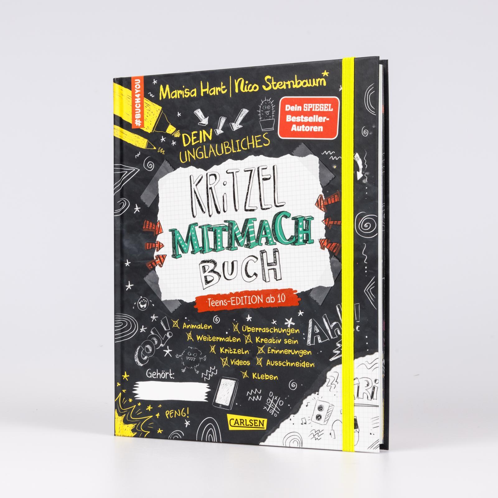 Bild: 9783551192240 | #buch4you: Dein unglaubliches Kritzel-Mitmach-Buch | Marisa Hart