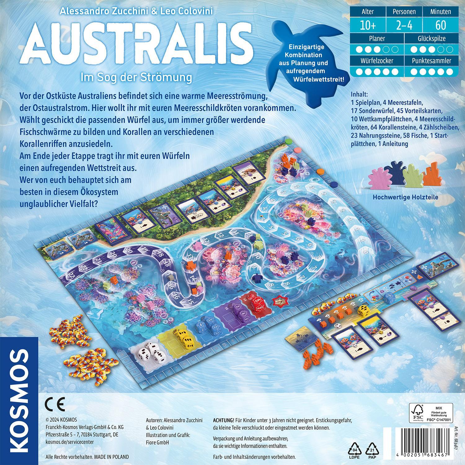 Rückseite: 4002051683467 | Australis | Spiel | Alessandro Zucchini (u. a.) | Spiel | 683467