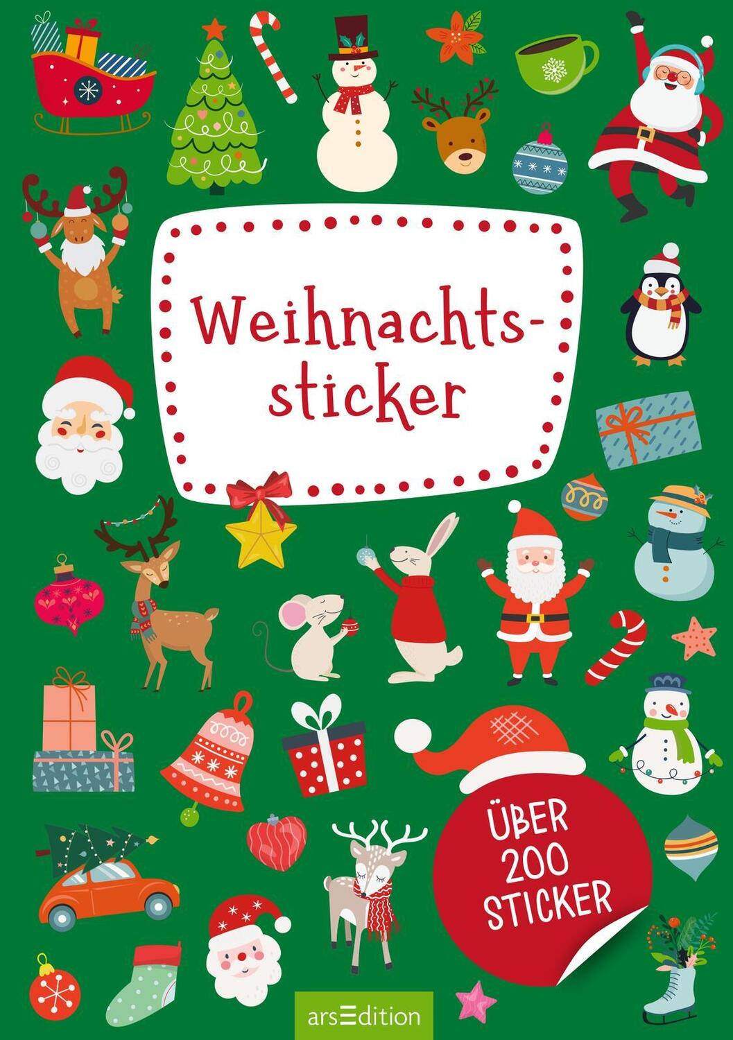 Bild: 4014489131250 | Weihnachtssticker | Über 200 Sticker | Stück | 16 S. | Deutsch | 2023