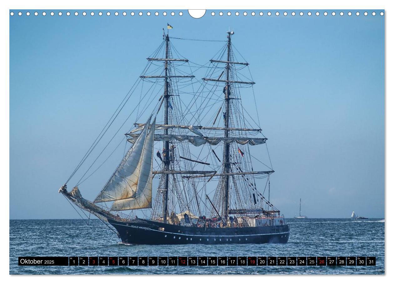 Bild: 9783435755837 | Segelschiffe vor Warnemünde (Wandkalender 2025 DIN A3 quer),...