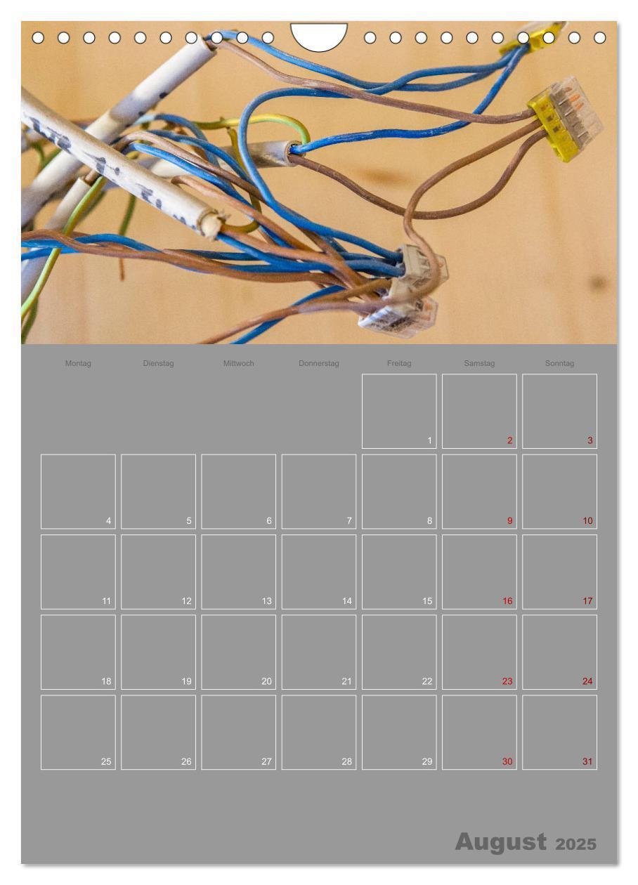 Bild: 9783435934003 | Brandgefährliche elektrische Anlagen (Wandkalender 2025 DIN A4...