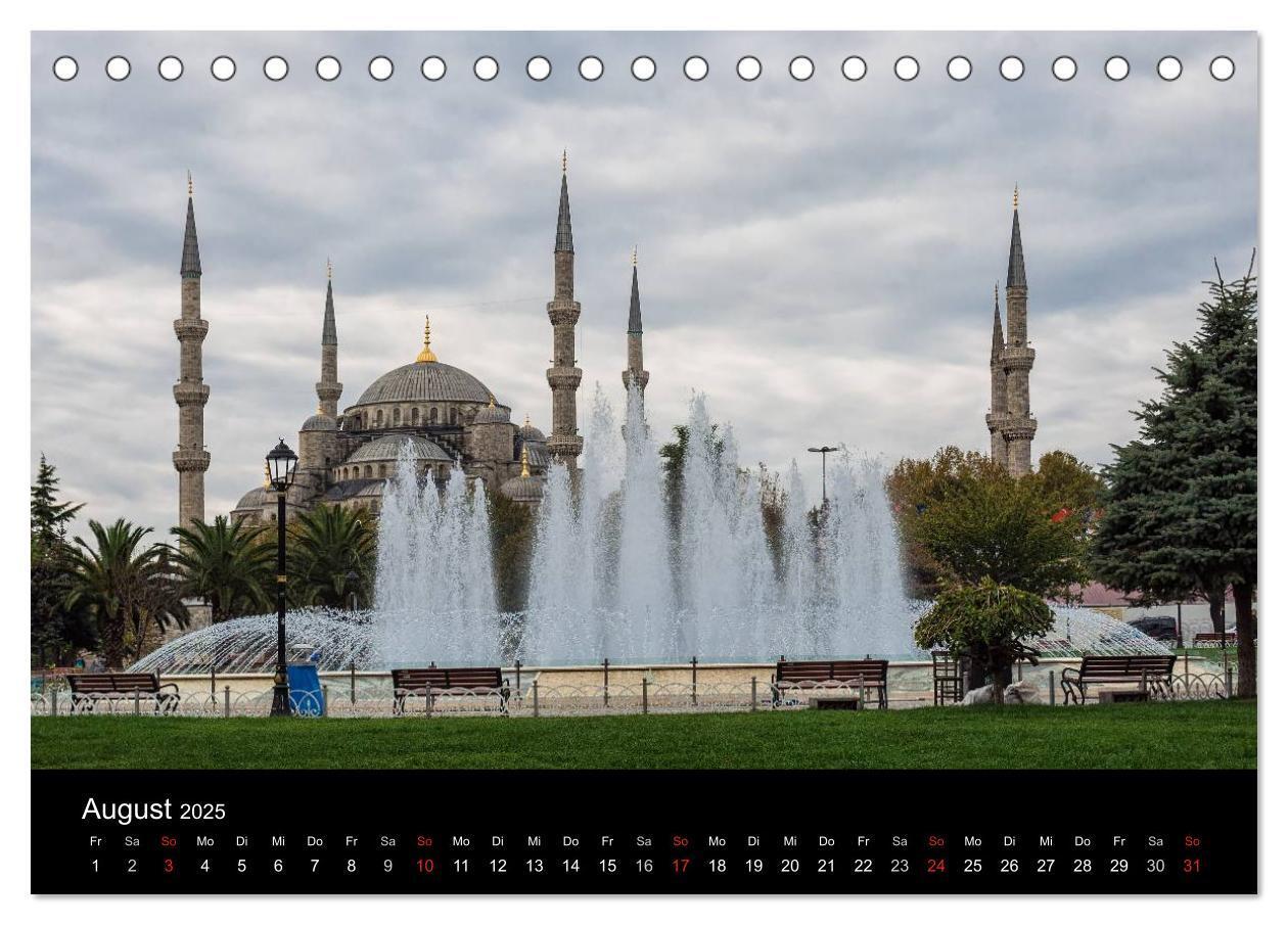 Bild: 9783435821891 | Istanbul (Tischkalender 2025 DIN A5 quer), CALVENDO Monatskalender