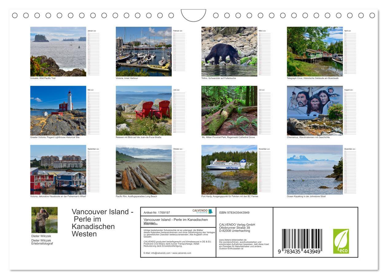 Bild: 9783435443949 | Vancouver Island - Perle im Kanadischen Westen (Wandkalender 2025...