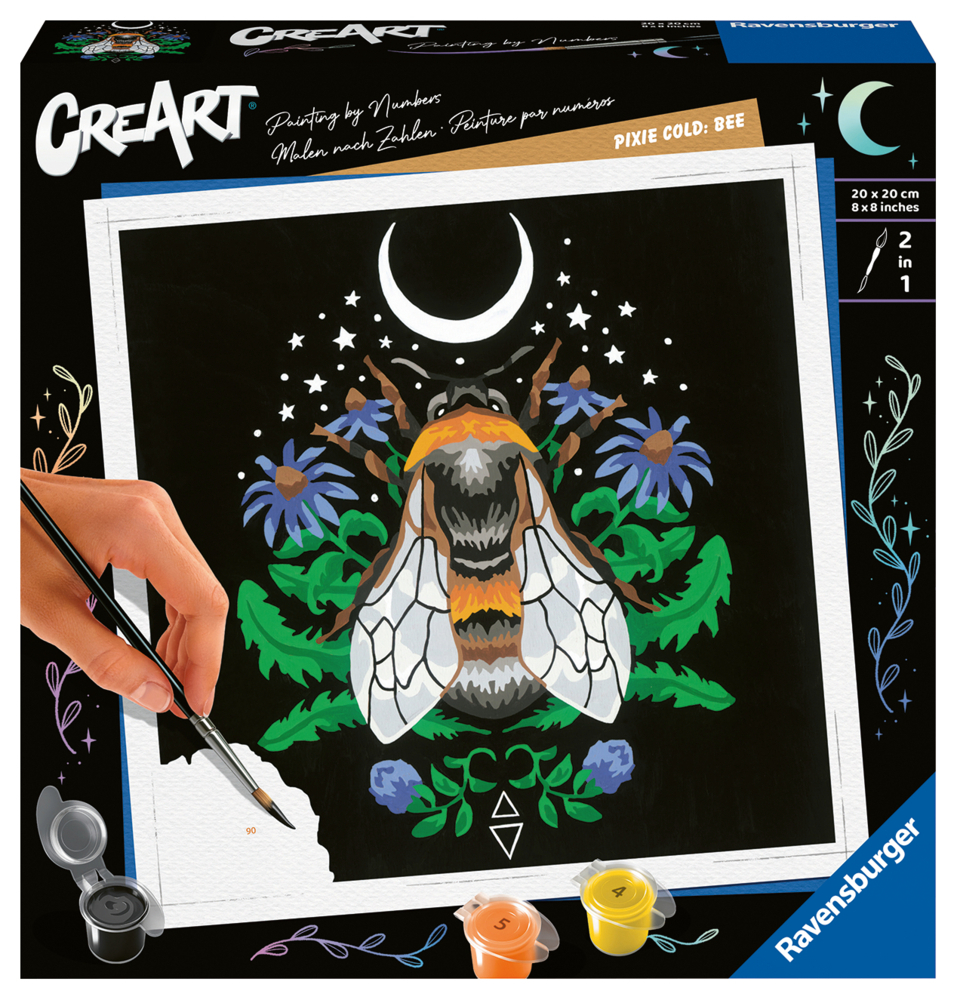 Cover: 4005556235124 | Ravensburger CreArt - Malen nach Zahlen 23512 - Pixie Cold: Bee -...