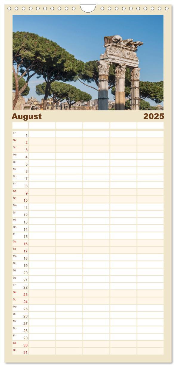 Bild: 9783457125465 | Familienplaner 2025 - Rom-Italien mit 5 Spalten (Wandkalender, 21 x...