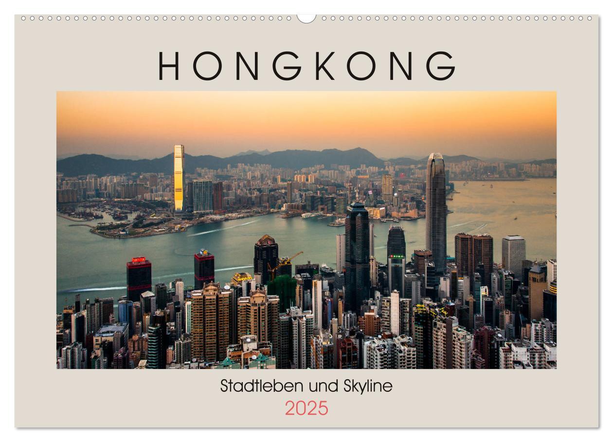 Cover: 9783435445691 | HONGKONG Skyline und Stadtleben (Wandkalender 2025 DIN A2 quer),...