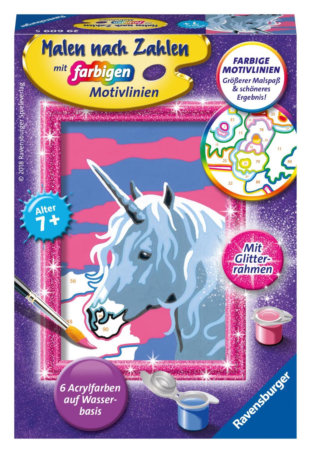 Cover: 4005556296095 | Malen nach Zahlen Einhorn | Spiel | Deutsch | 2018 | EAN 4005556296095