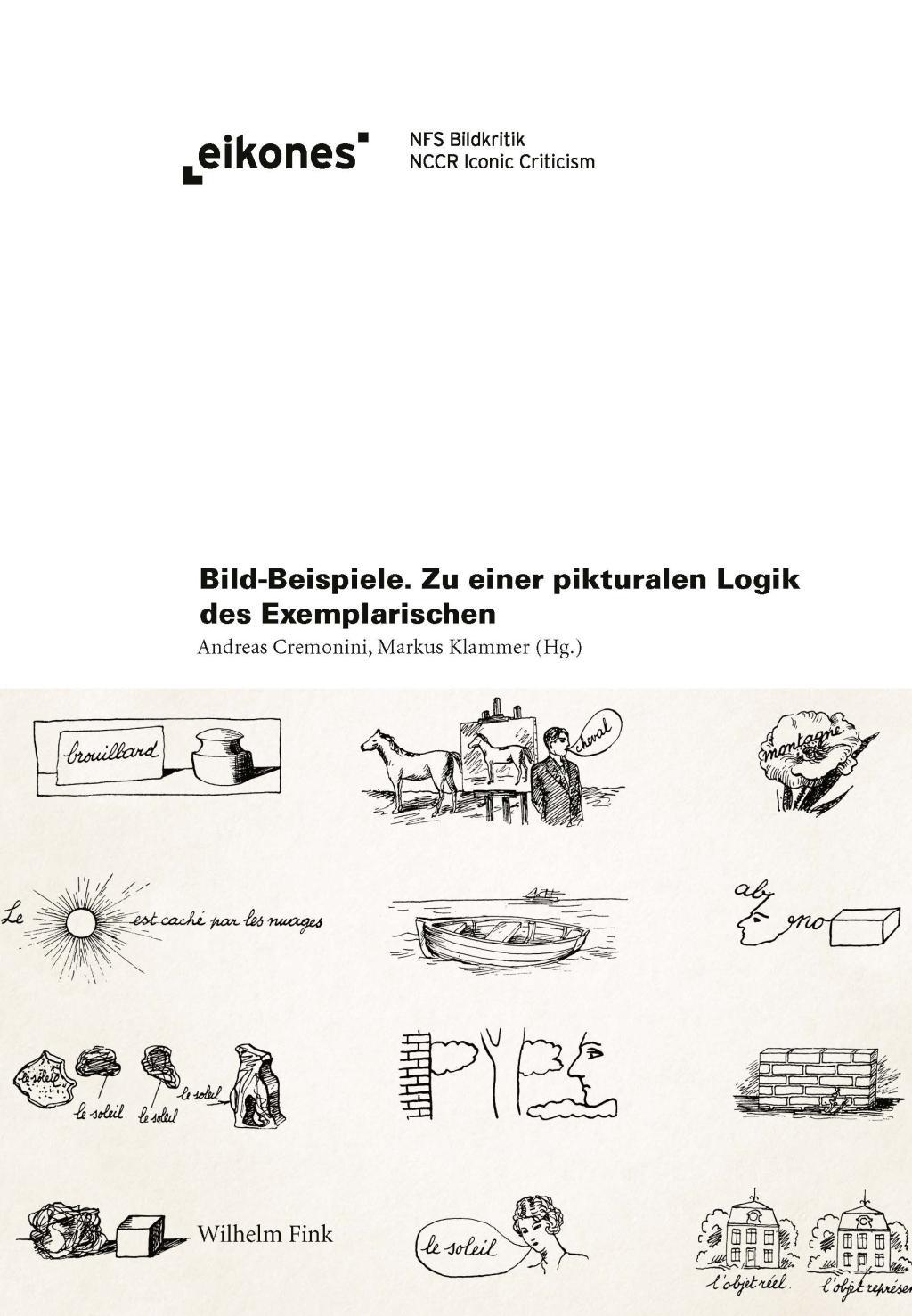 Cover: 9783770562152 | Bild-Beispiele | Zu einer pikturalen Logik des Exemplarischen, Eikones