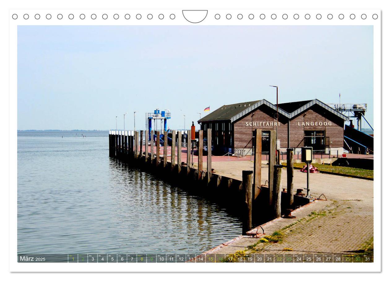 Bild: 9783435213511 | OP LANGEOOG (Wandkalender 2025 DIN A4 quer), CALVENDO Monatskalender