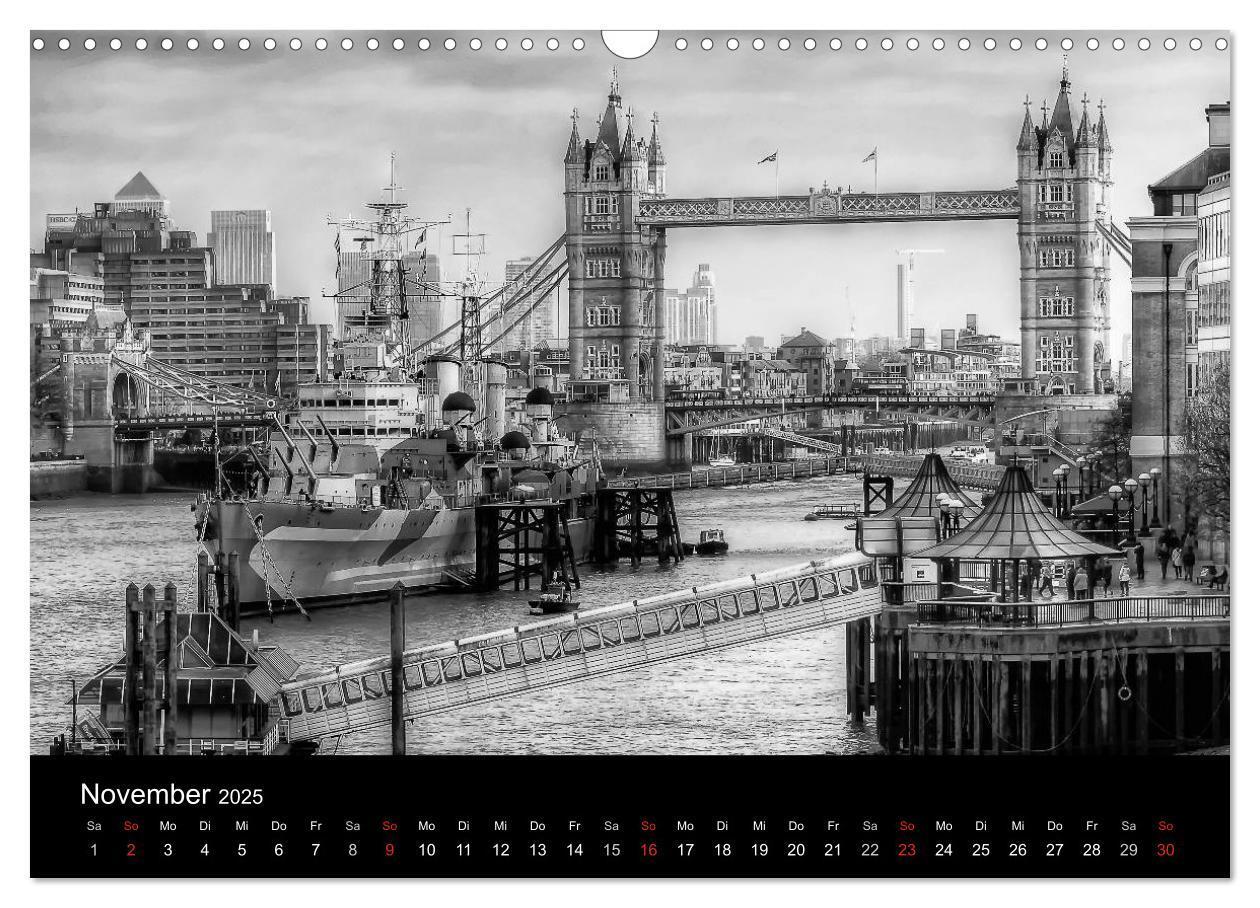 Bild: 9783435556755 | Unterwegs in London (Wandkalender 2025 DIN A3 quer), CALVENDO...