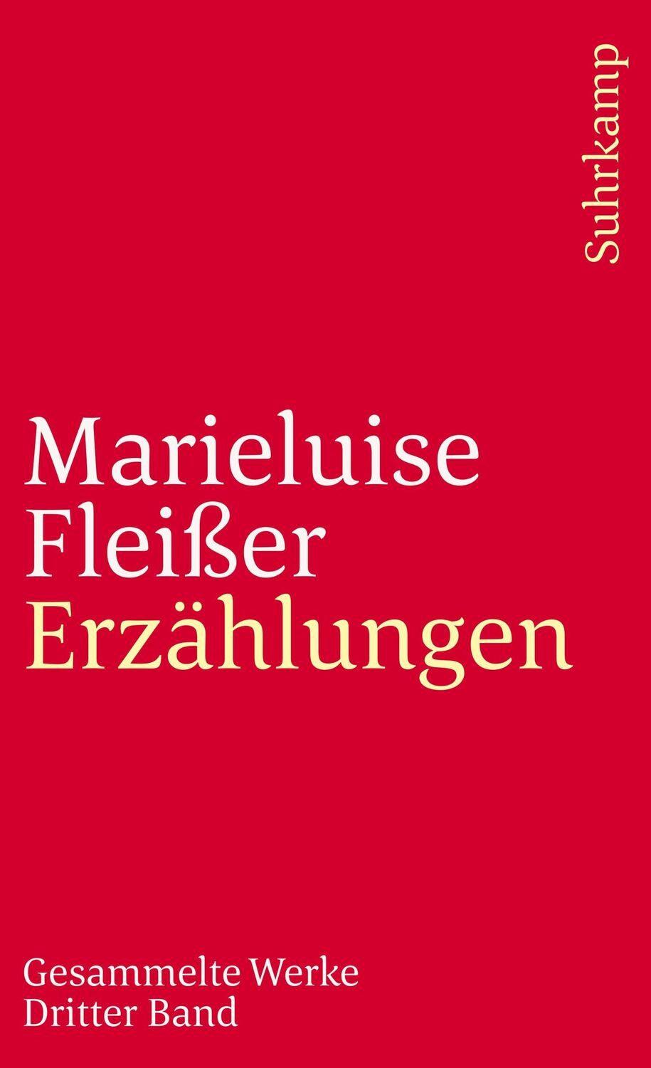 Cover: 9783518387764 | Gesammelte Werke III. Gesammelte Erzählungen | Marieluise Fleißer