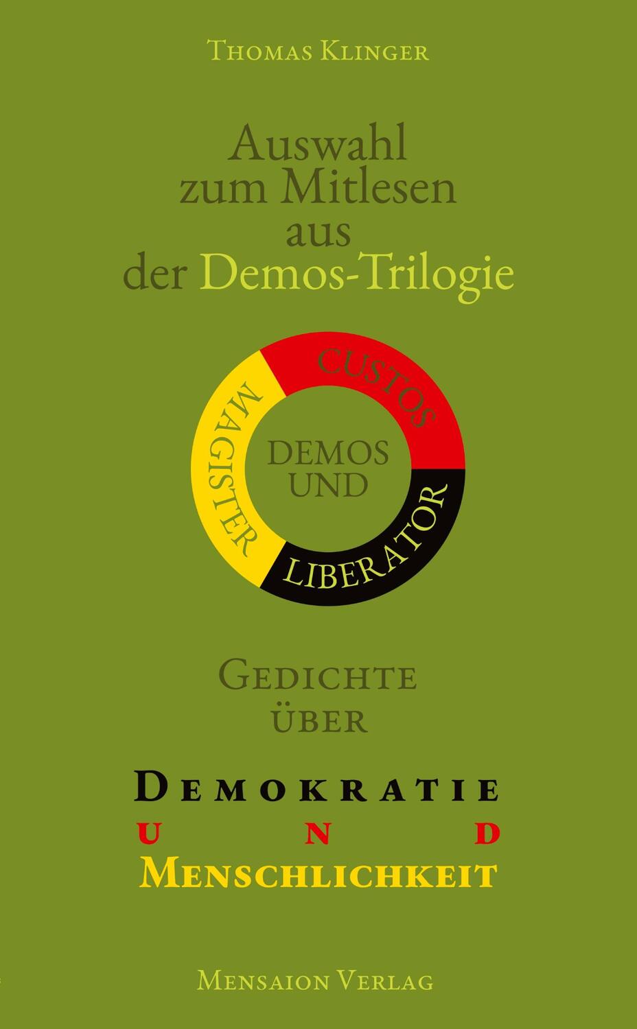 Cover: 9783689180294 | Auswahl zum Mitlesen aus der Demos-Trilogie | Thomas Klinger | Buch