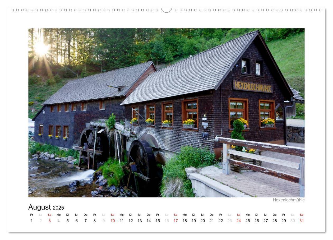 Bild: 9783435817375 | Schwarzwald 2025 (Wandkalender 2025 DIN A2 quer), CALVENDO...