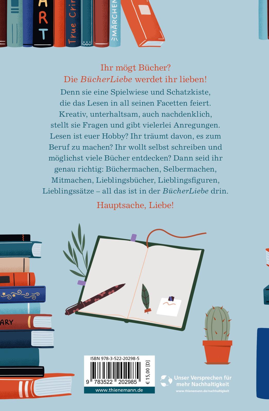 Rückseite: 9783522202985 | BücherLiebe | Christine Knödler | Taschenbuch | 240 S. | Deutsch