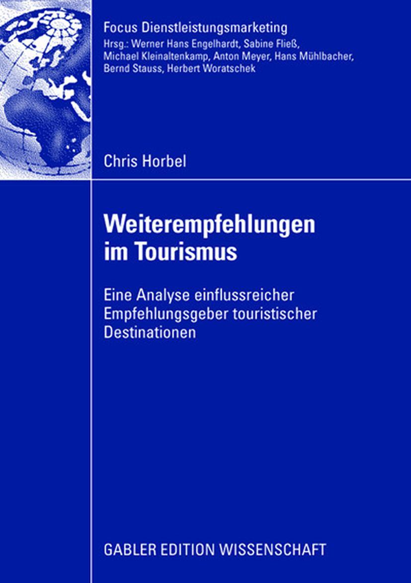 Cover: 9783834910561 | Weiterempfehlungen im Tourismus | Chris Horbel | Taschenbuch | xxi