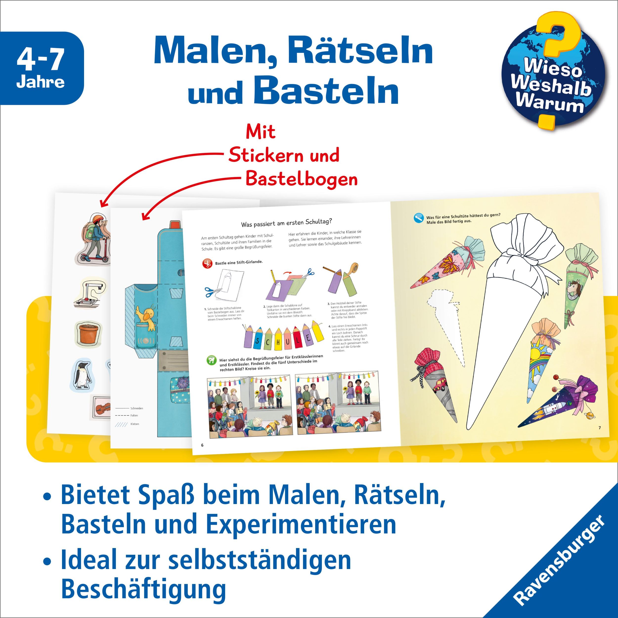 Bild: 9783473600809 | Wieso? Weshalb? Warum? aktiv-Heft: Schule | Rebecca Mönch | Buch