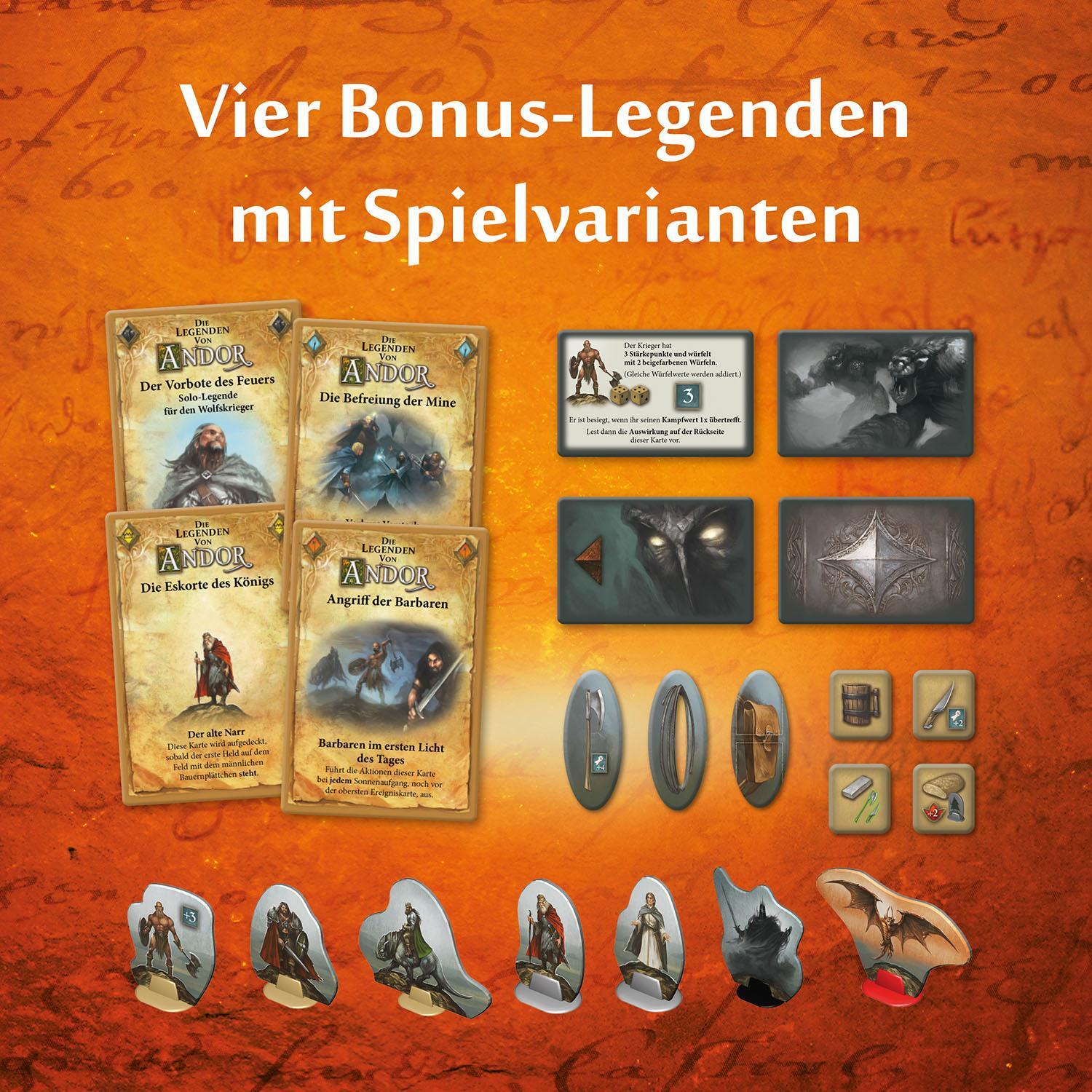 Bild: 4002051684358 | Die Legenden von Andor - Die Bonus-Box | Spiel | Michael Menzel | 2024