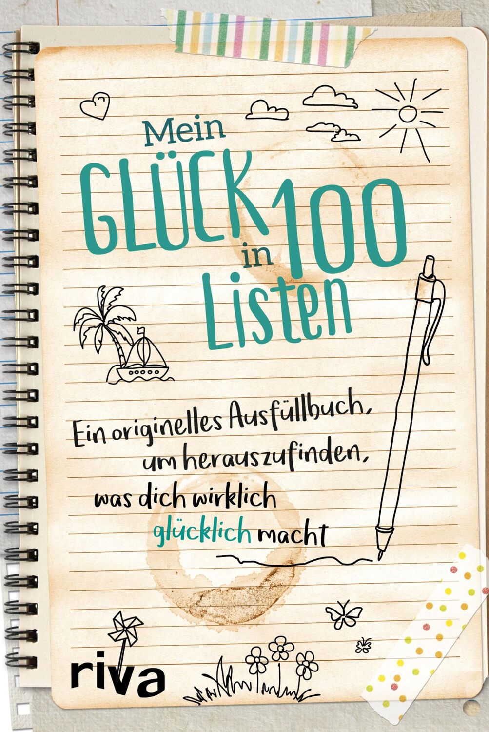 Cover: 9783742302380 | Mein Glück in 100 Listen | riva Verlag | Buch | 96 S. | Deutsch | 2017