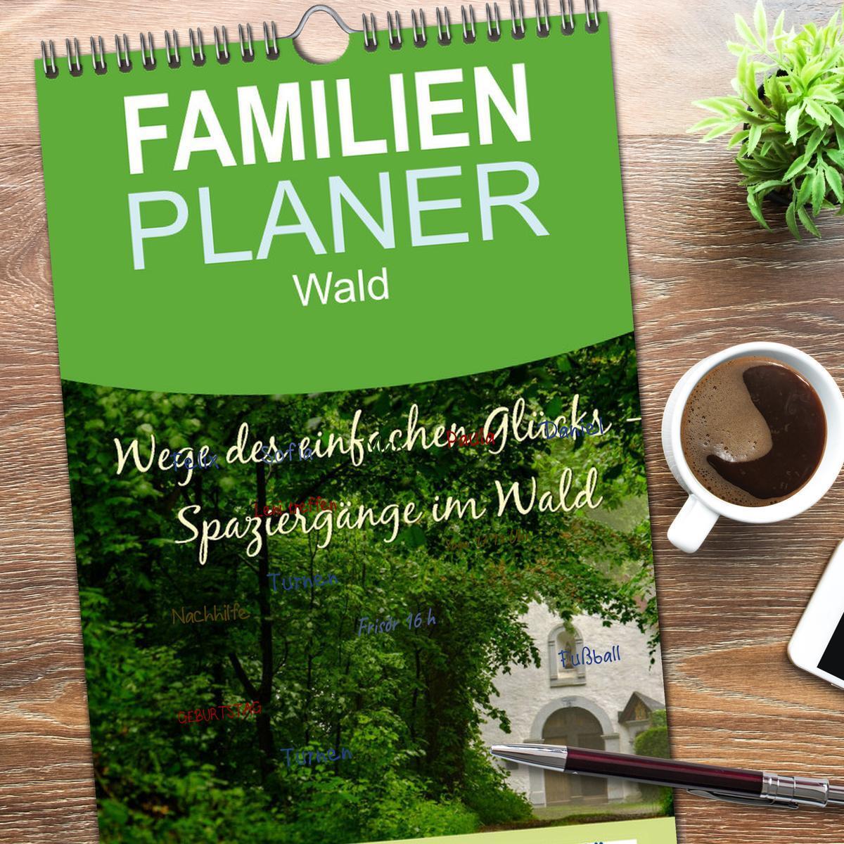 Bild: 9783457109137 | Familienplaner 2025 - Wege des einfachen Glücks - Spaziergänge im...