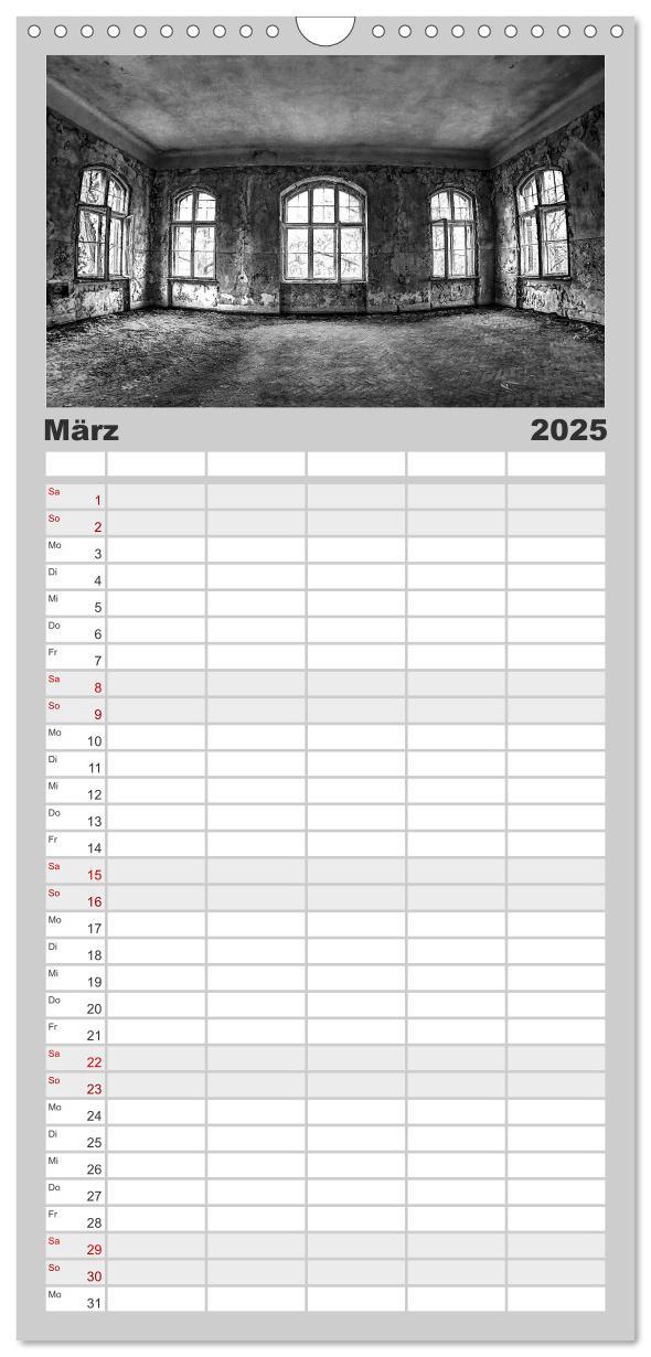 Bild: 9783457122266 | Familienplaner 2025 - Lost Beauty mit 5 Spalten (Wandkalender, 21 x...