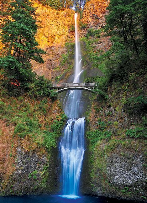 Cover: 628136605465 | Multnomah Falls Oregon (Puzzle) | Spiel | In Spielebox | 2021