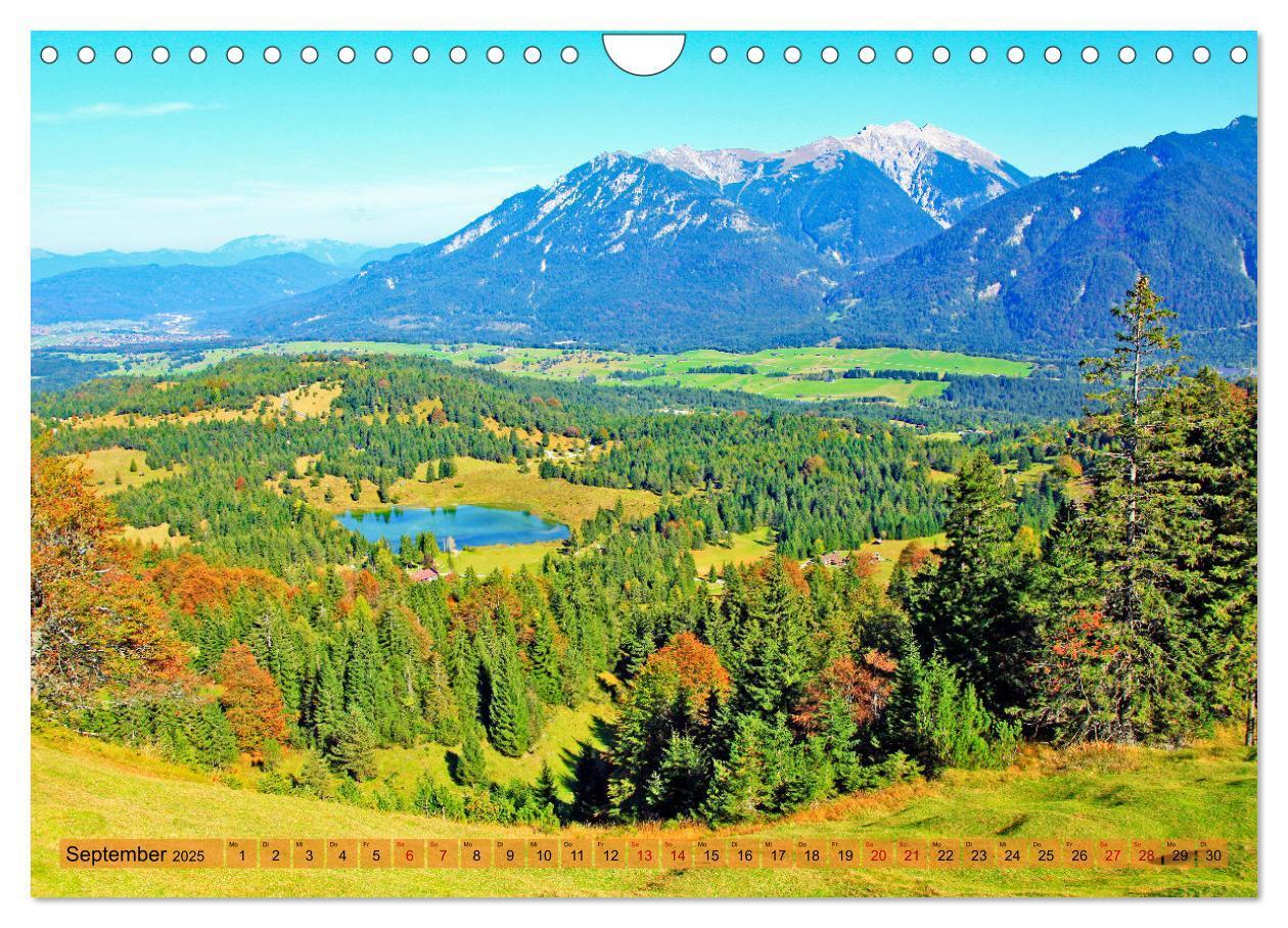 Bild: 9783383818486 | Rund um Mittenwald (Wandkalender 2025 DIN A4 quer), CALVENDO...