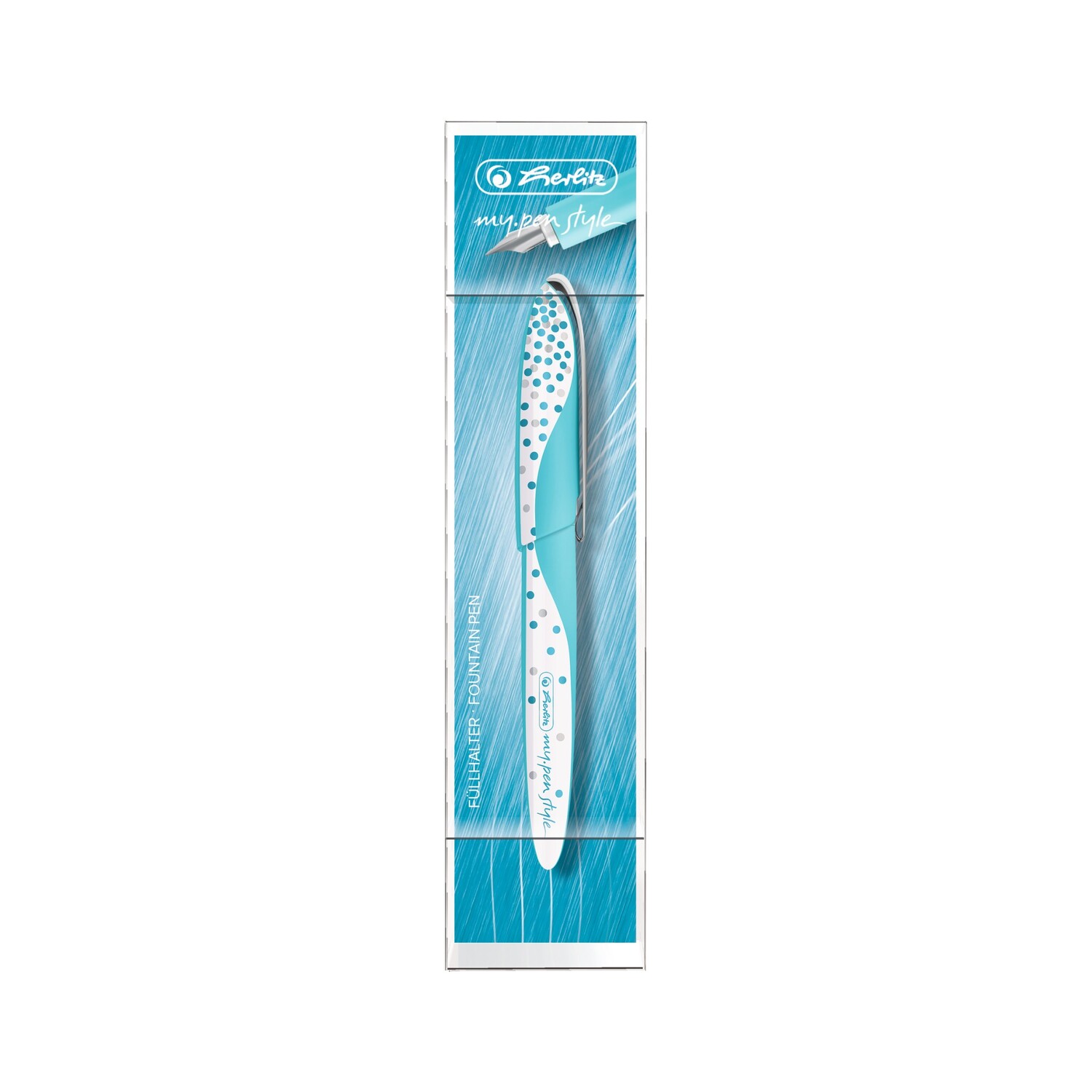 Cover: 4008110588421 | Herlitz Füller my.pen style Frozen Glam Ferder M, Links- und...