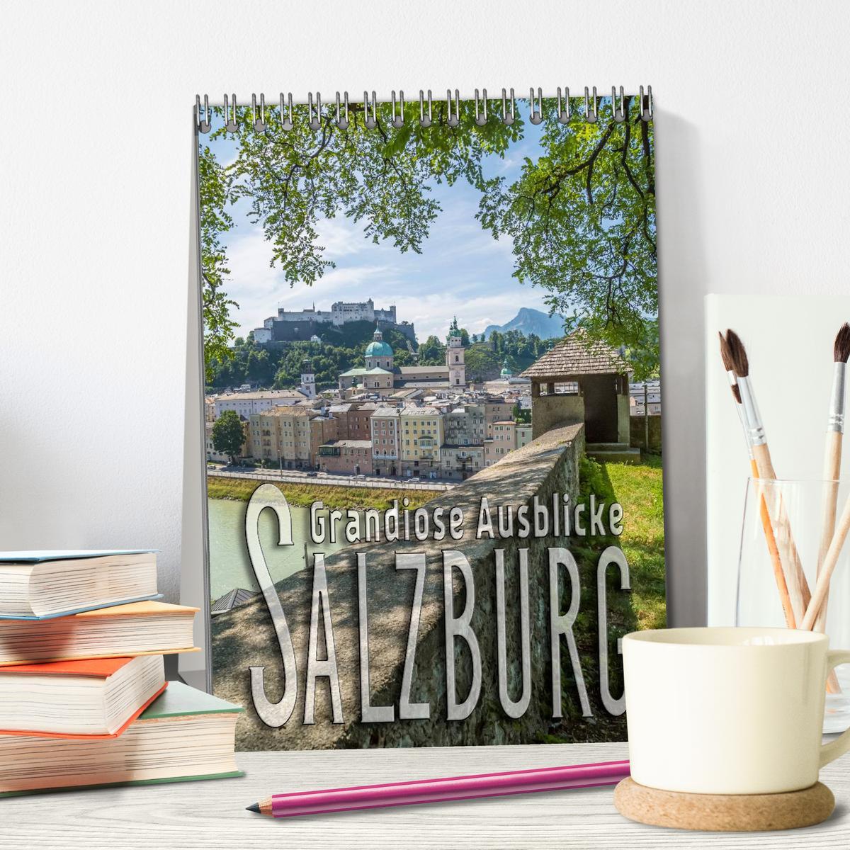 Bild: 9783457034439 | SALZBURG Grandiose Ausblicke (Tischkalender 2025 DIN A5 hoch),...