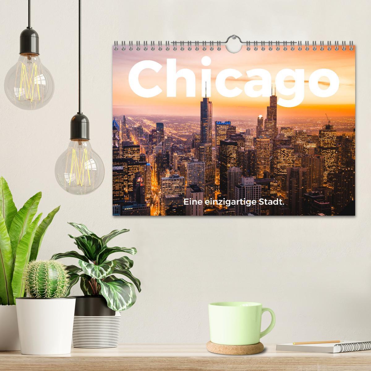 Bild: 9783435060955 | Chicago - Eine einzigartige Stadt. (Wandkalender 2025 DIN A4 quer),...