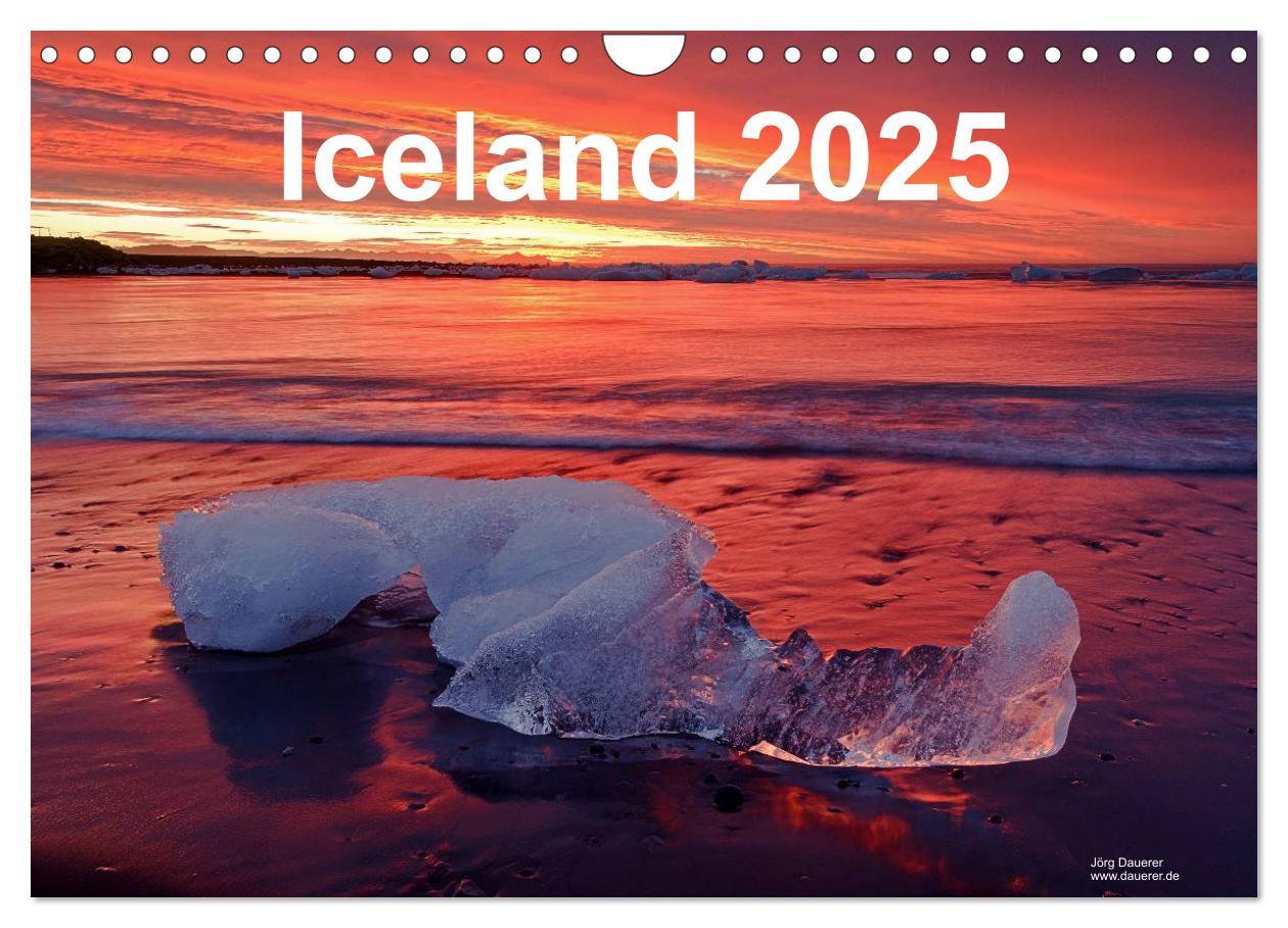 Cover: 9781325965144 | Iceland 2025 (Wall Calendar 2025 DIN A4 landscape), CALVENDO 12...