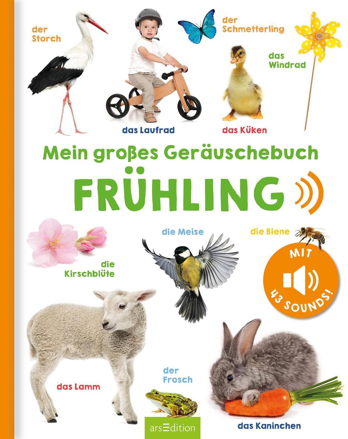 Bild: 9783845847276 | Mein großes Geräuschebuch - Frühling | Mit 43 Sounds | Buch | 16 S.