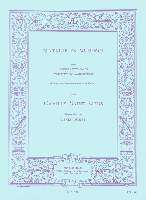 Cover: 9790046211799 | Fantasie Es. | Camille Saint-Saens | Buch | Alphonse Leduc