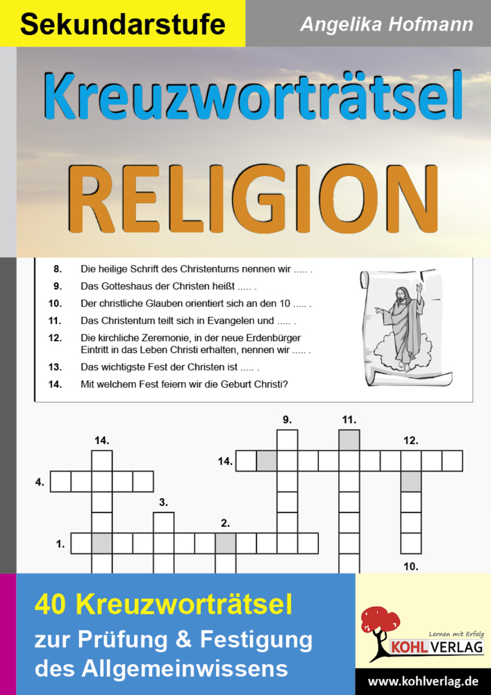 Cover: 9783866324572 | Kreuzworträtsel Religion | Angelika Hofmann | Taschenbuch | 56 S.