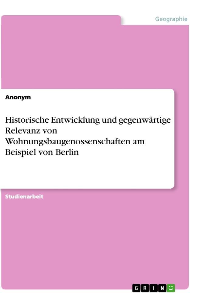 Cover: 9783346536112 | Historische Entwicklung und gegenwärtige Relevanz von...