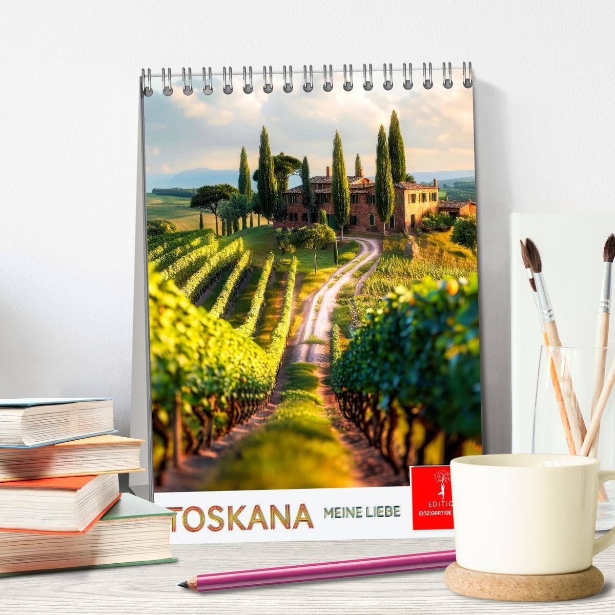 Bild: 9783457141014 | Toskana meine Liebe (Tischkalender 2025 DIN A5 hoch), CALVENDO...